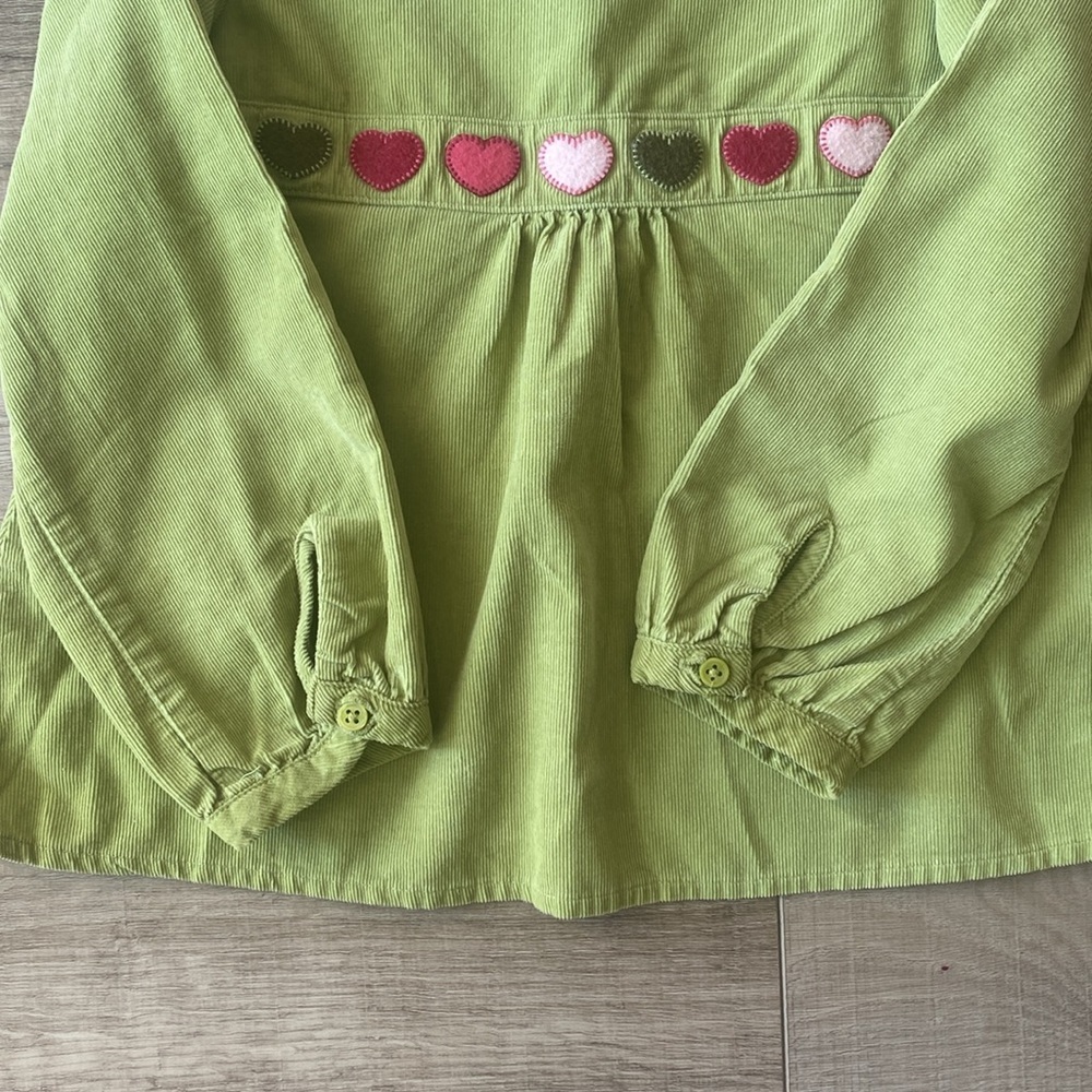 Size 5 green with hearts top - Picture 5 of 5